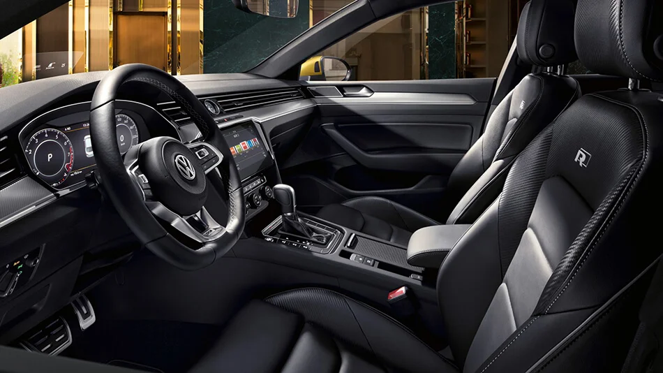VW Artheon from the inside