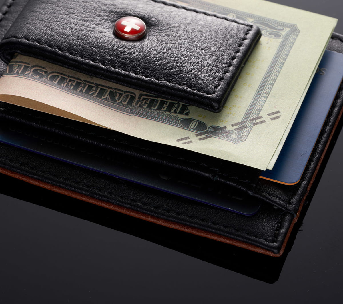 Alpine Swiss RFID Magnet Money Clip Wallet