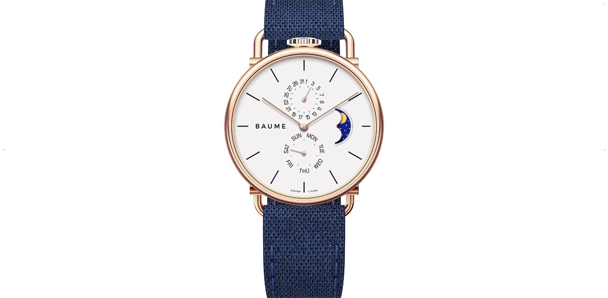 Baume Moonphase Nice Watch for Men