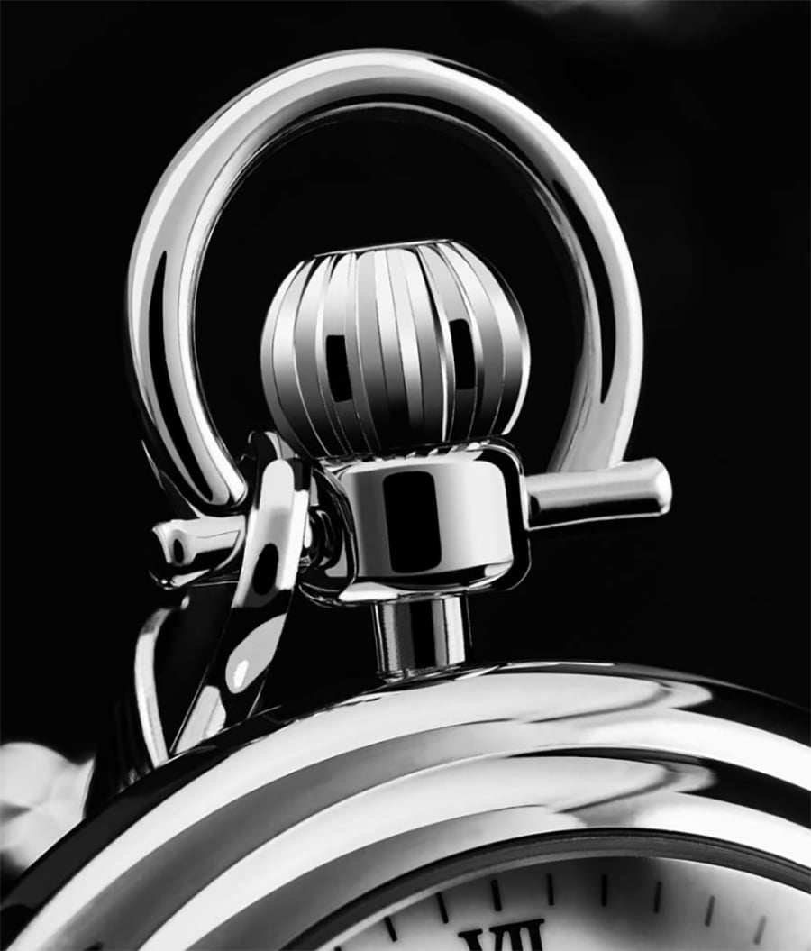 Stührling Vintage 6053 Hand-wind 47mm Skeleton Pocket Watch