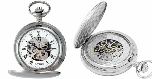 Gotham GWC14050S Pocket Watch for Men