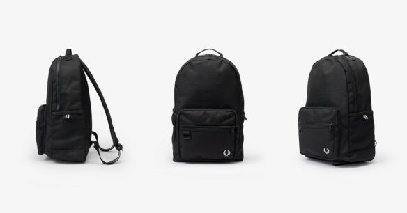 Fred Perry Textured Sports Backpack for Men